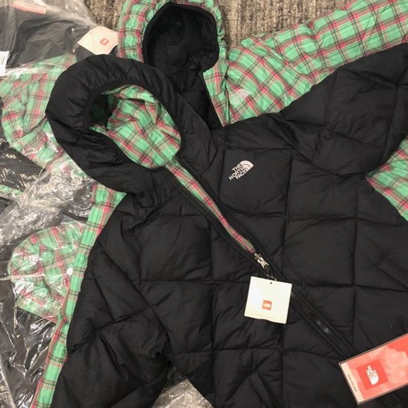 North Face Kids Reversible Down Jacket - Picture 1 of 4